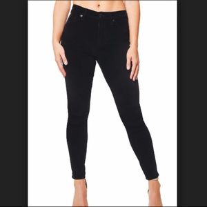 Hudson Barbara Highrise Ankle/Blackst Velvet Jeans